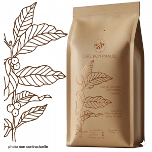 Café variété Castillo lavé 3 Torréfactions<br>Sachet 2500g grains
