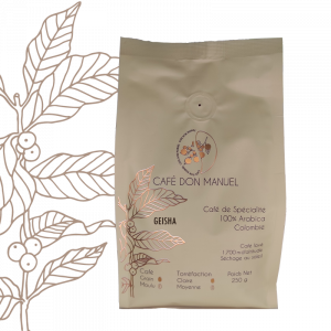 Café Geisha Colombie _SCA 86<br>sachet 250g grains